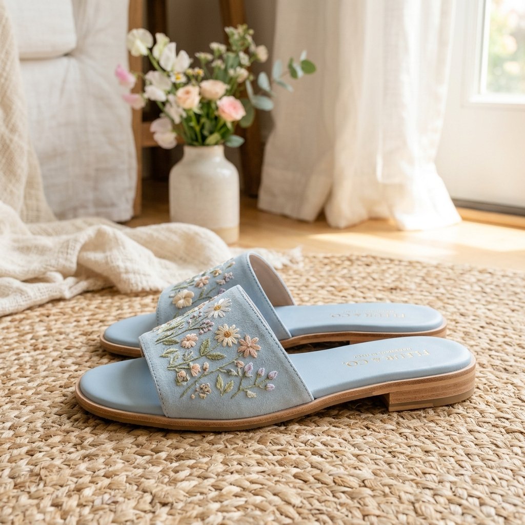 Blue Floral Slide