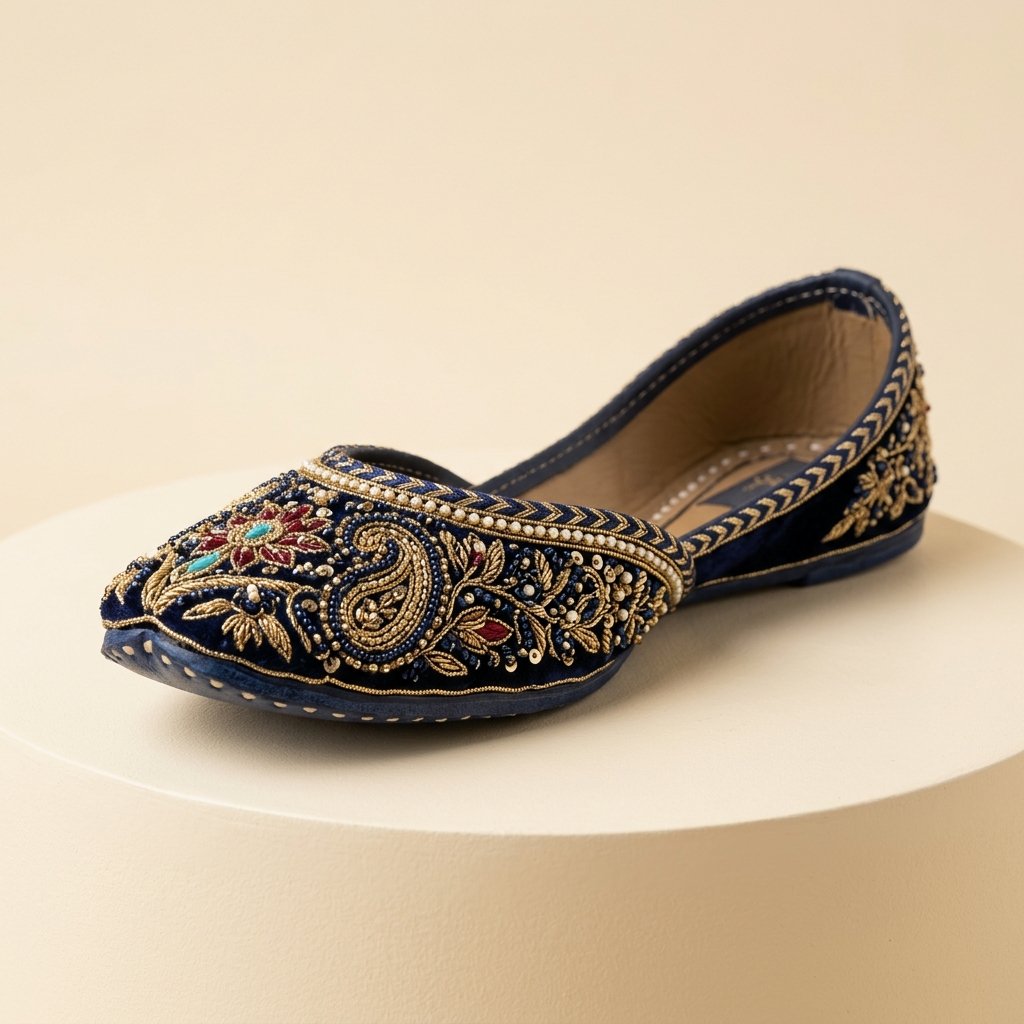 Kundan Pearl Mojari